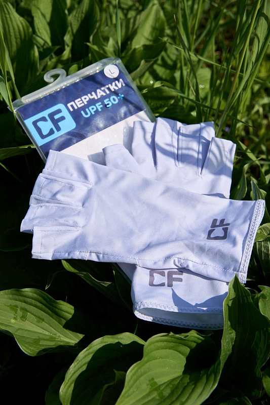 Перчатки CF Simple gray для рыбака и рыбалки