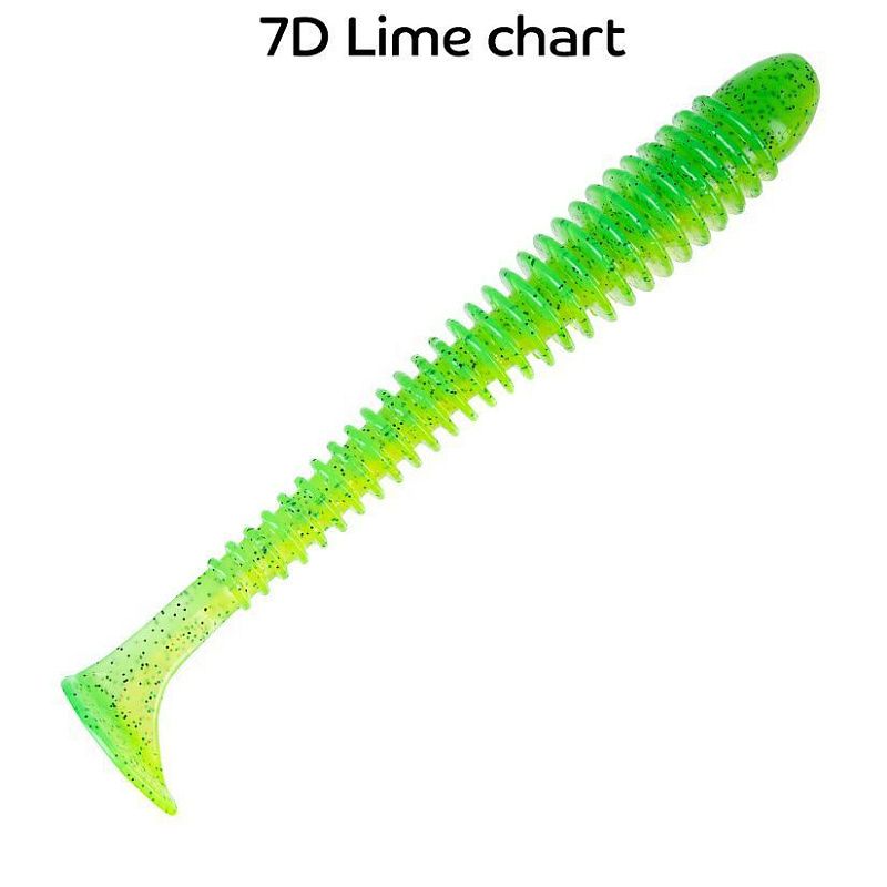 силиконовые приманки Vibro Worm 4.5'' 77-115-7d-6