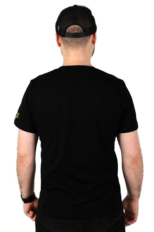 Футболка CF Relict Perch, черная для рыбака и рыбалки