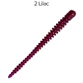 силиконовые приманки Cruel leech 1.6"   85-38-2-6 