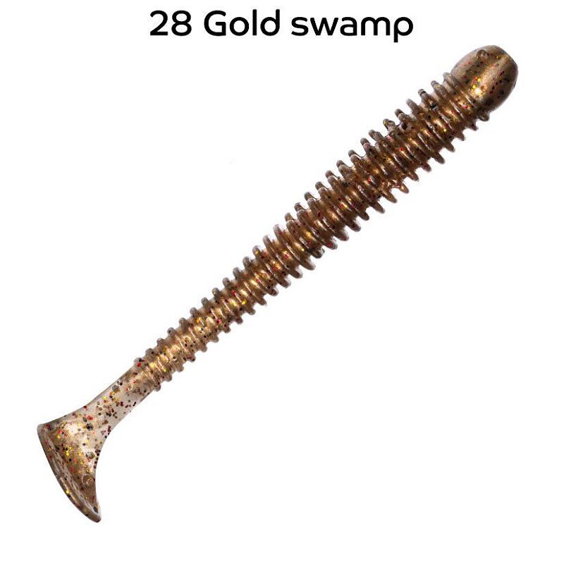 силиконовые приманки Vibro worm 3.4" 12-85-28-6