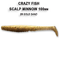 силиконовые приманки Scalp minnow 4" 18-100-28-4