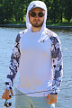 Худи CF Company Camo sleeves gray для рыбака и рыбалки