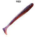 силиконовые приманки Vibro Worm 2.5'' 81-65-98d-6