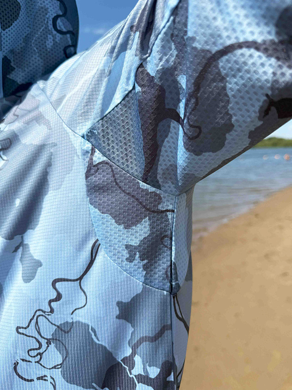 Худи CF Company Camo River для рыбака и рыбалки