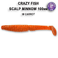 силиконовые приманки Scalp minnow 4" 18-100-18-6