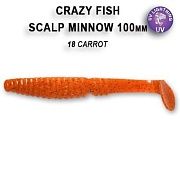 силиконовые приманки Scalp minnow 4" 18-100-18-6