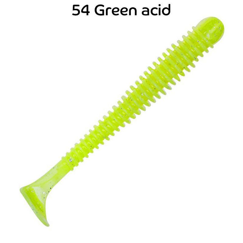 силиконовые приманки Vibro worm 3.4" 12-85-54-6-F