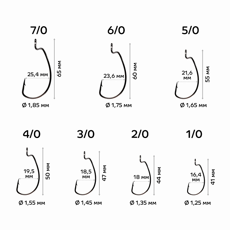 Рыболовные Офсетный крючок CF Big game offset hook №5/0 5 шт