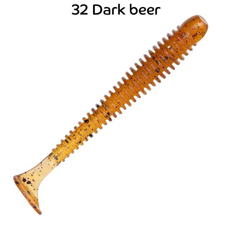 силиконовые приманки Vibro Worm 2.5'' 81-65-32-6