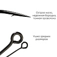 Рыболовные Одинарный крючок CF S hook №6 10 шт, черный