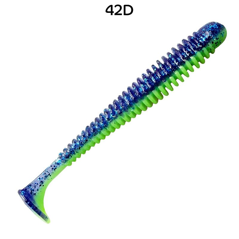 силиконовые приманки Vibro Worm 2.5'' 81-65-42d-6