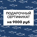 Подарочный сертификат на 9000 руб.
