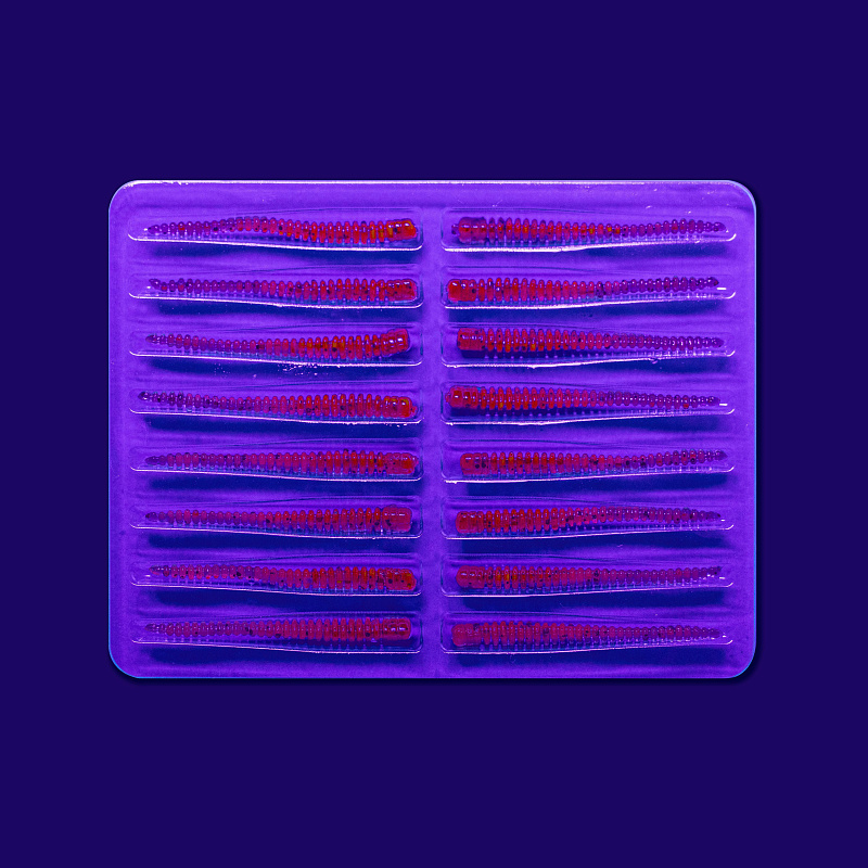 силиконовые приманки Cruel leech 1.6"   85-38-26-6