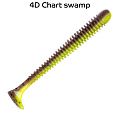 силиконовые приманки Vibro worm 3.4" 13-85-4d-6-F
