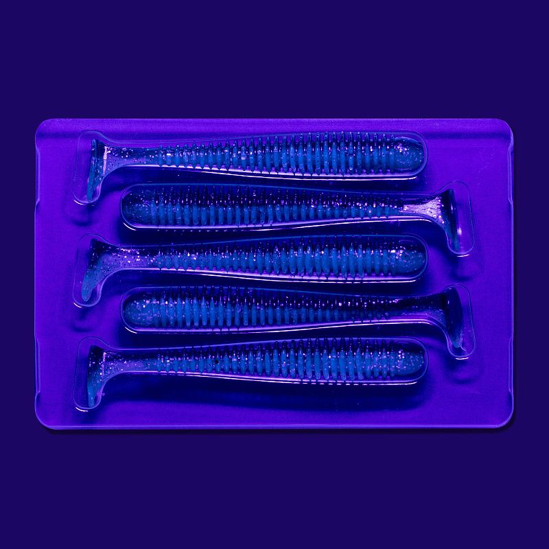 силиконовые приманки Vibro worm 3.4" 13-85-10d-6