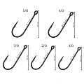Рыболовные Одинарный крючок CF Jig hook №1/0 10 шт 