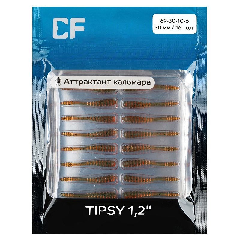 силиконовые приманки Tipsy 1.2" 69-30-10-6
