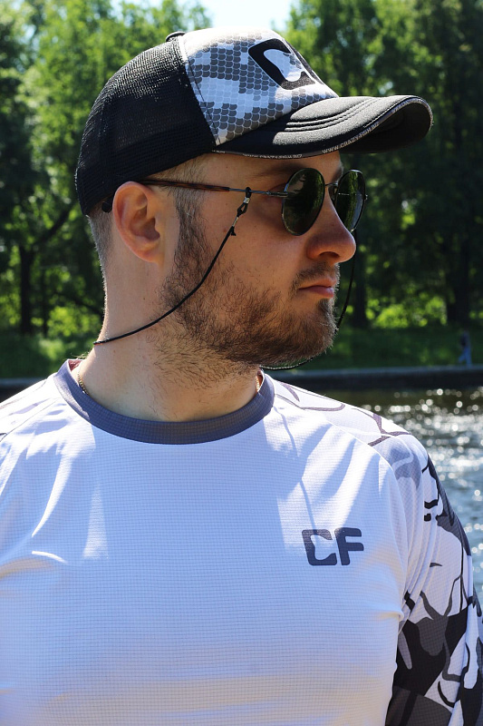 Джерси CF Camo sleeves gray для рыбака и рыбалки