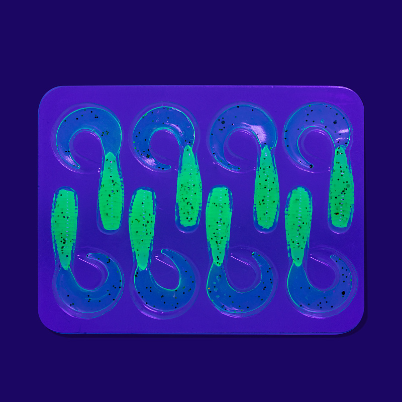 силиконовые приманки Angry spin 1" 20-25-20-6