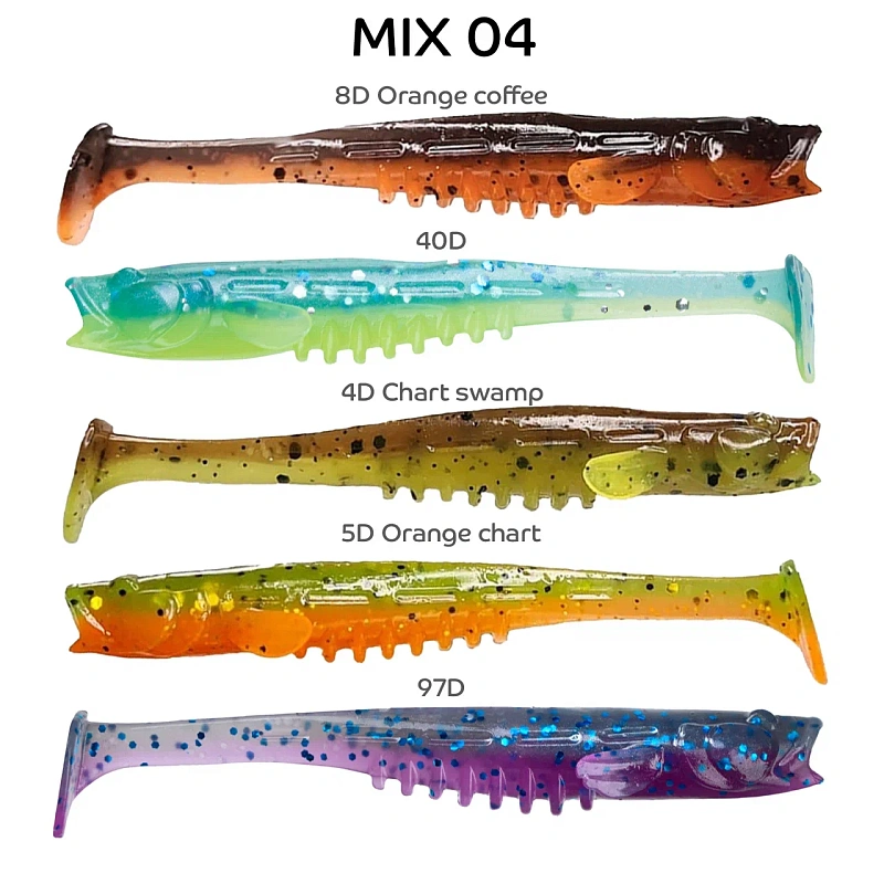 силиконовые приманки Nano minnow 2.8" 53-70-M04-6