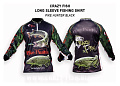 Джерси Crazy Fish Pike Hunter black для рыбака и рыбалки