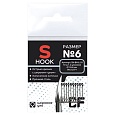 Рыболовные Одинарный крючок CF S hook №6 10 шт, черный