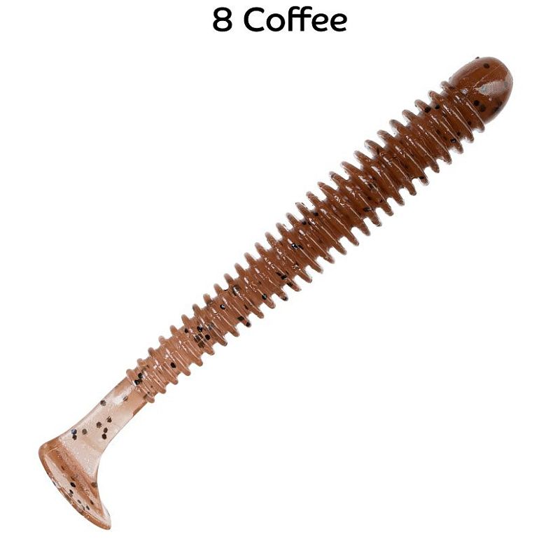 силиконовые приманки Vibro worm 3.4" 12-85-8-6