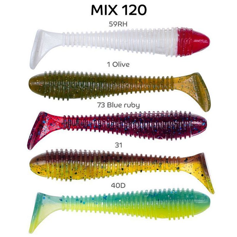 силиконовые приманки Vibro Fat 3.2" 73-80-M120-6