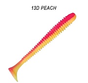 силиконовые приманки Vibro worm 3.4" 13-85-13d-6-F