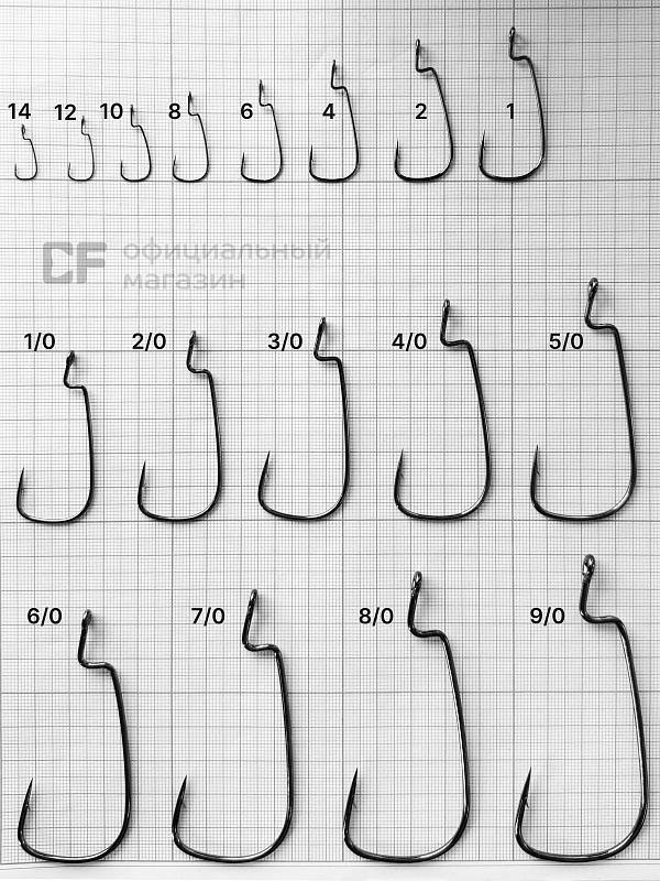 Рыболовные Офсетный крючок CF Offset joint hook №8 15 шт