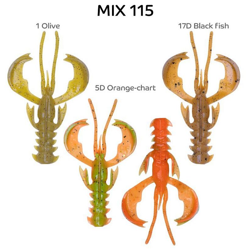 силиконовые приманки Nimble 3.2" 72-80-M115-6-F