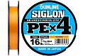Плетеный шнур Sunline Siglon PE X4 #0.6, 150 м Orange