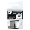 Рыболовные Одинарный крючок CF Round bent hook №1 10 шт