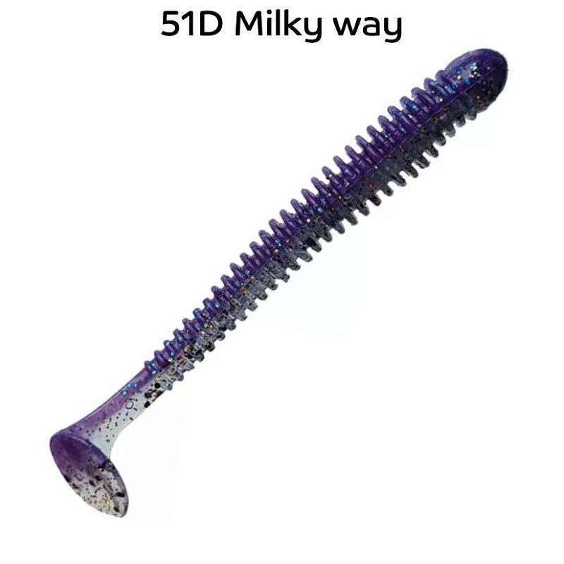 силиконовые приманки Vibro worm 3.4" 13-85-51d-6