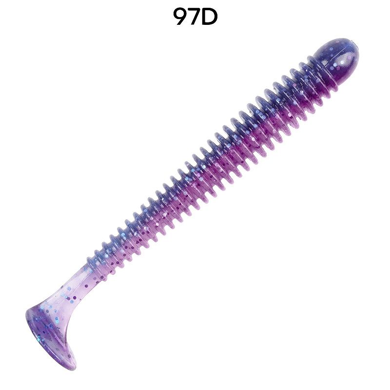 силиконовые приманки Vibro worm 3.4" 12-85-97d-6