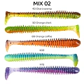 силиконовые приманки Vibro worm 3.4" 12-85-M02-6