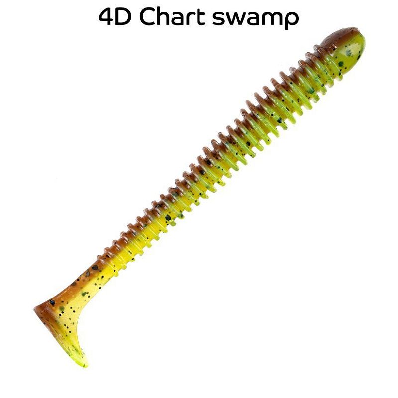 силиконовые приманки Vibro worm 3.4" 13-85-4d-6