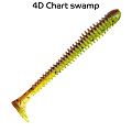 силиконовые приманки Vibro worm 3.4" 13-85-4d-6