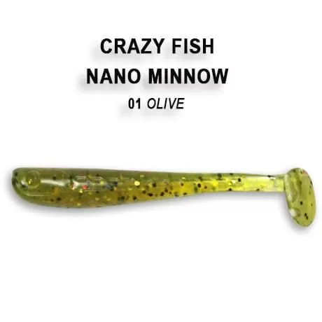 силиконовые приманки Nano minnow 1.6" 6-40-1-3