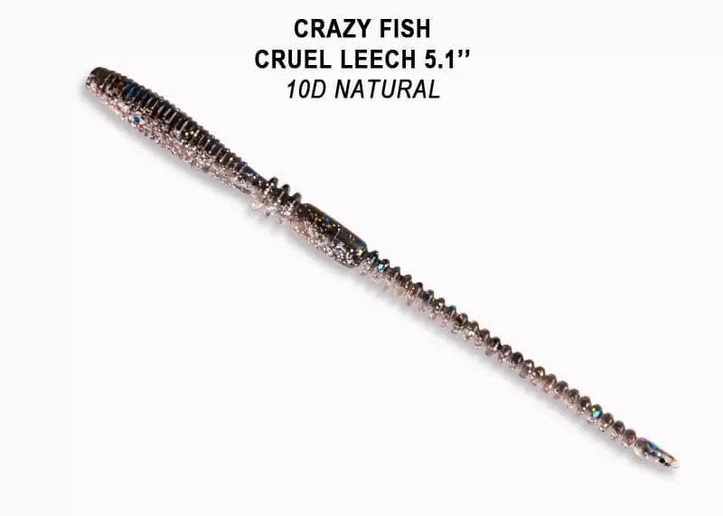 силиконовые приманки Cruel leech 5.1" 42-130-10d-6