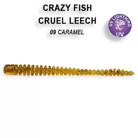 силиконовые приманки Cruel leech 2.2" 8-55-9-5