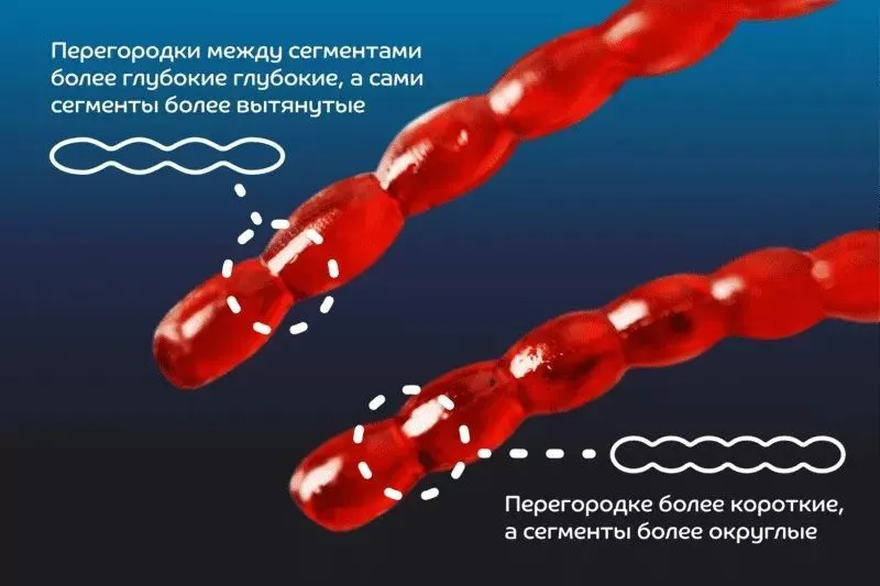 силиконовые приманки Nano worm  86-90-85-6