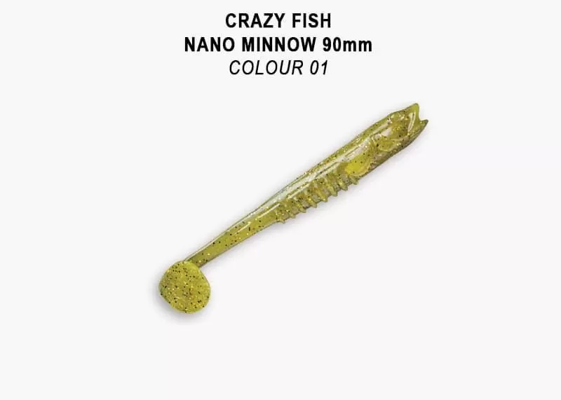 силиконовые приманки Nano minnow 3.5" 54-90-1-7-F