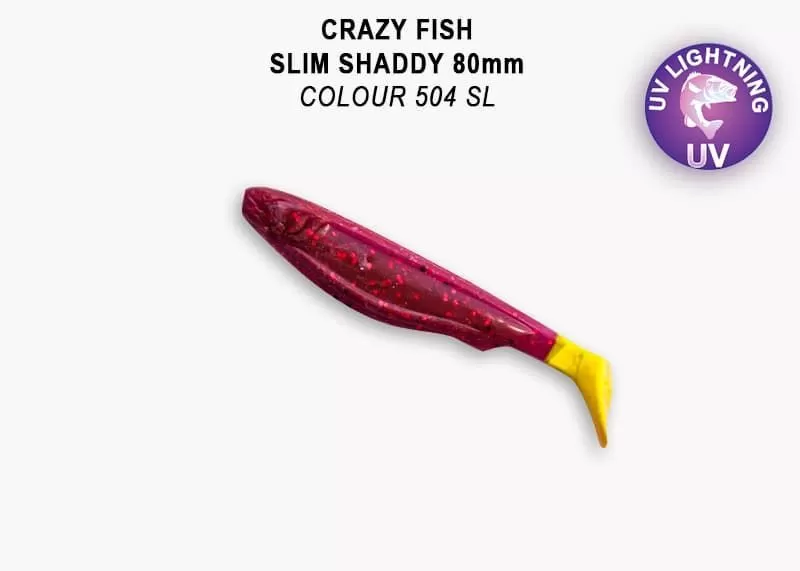 силиконовые приманки Slim shaddy 3.2" 56-80-504SL-7-F