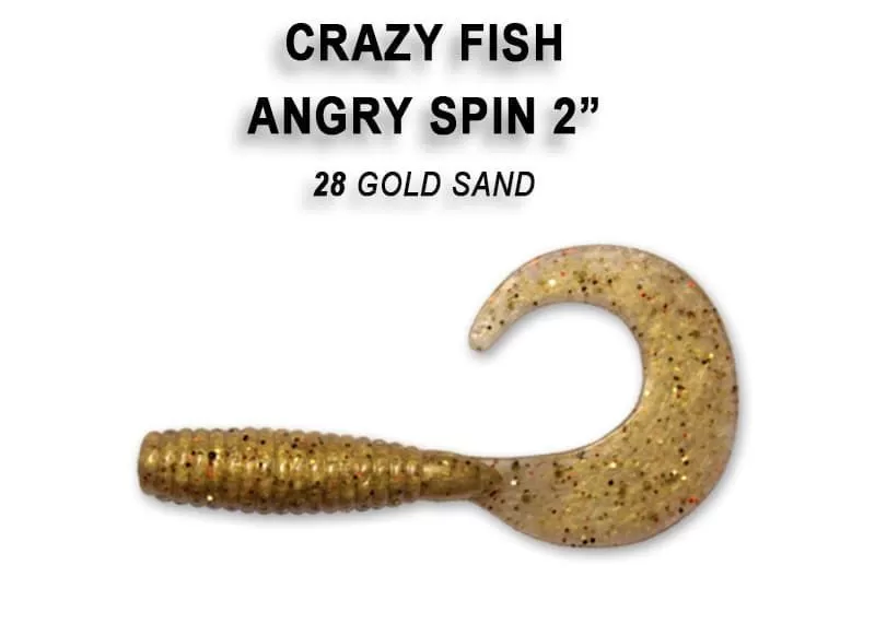 силиконовые приманки Angry spin 2" 21-45-28-4