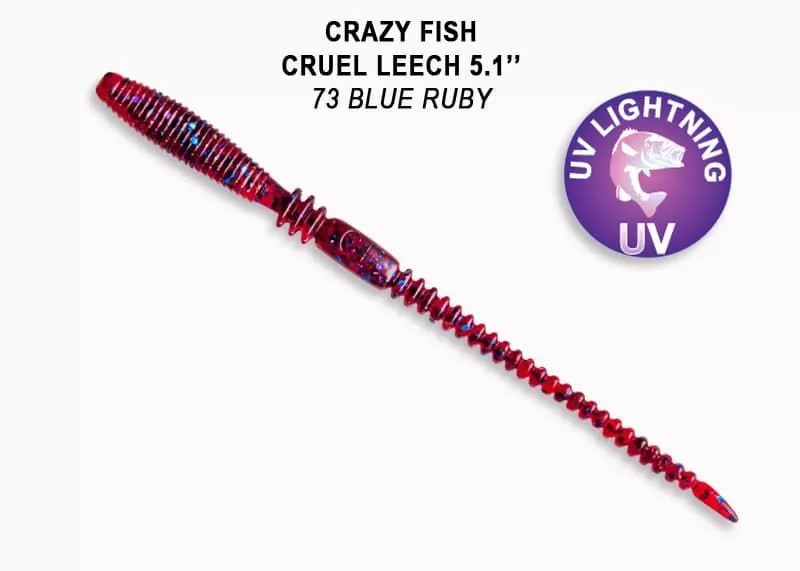 силиконовые приманки Cruel leech 5.1" 42-130-73-6
