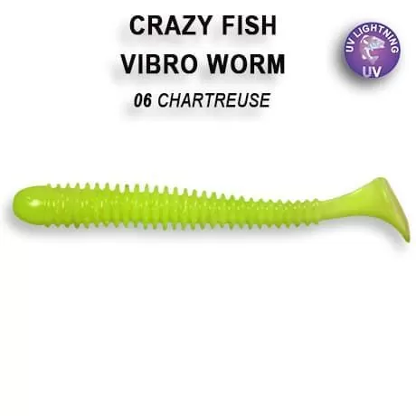 силиконовые приманки Vibro worm 2" 3-50-6-3