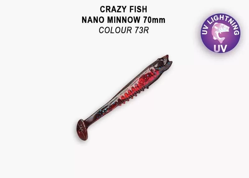 силиконовые приманки Nano minnow 2.8" 53-70-73-7