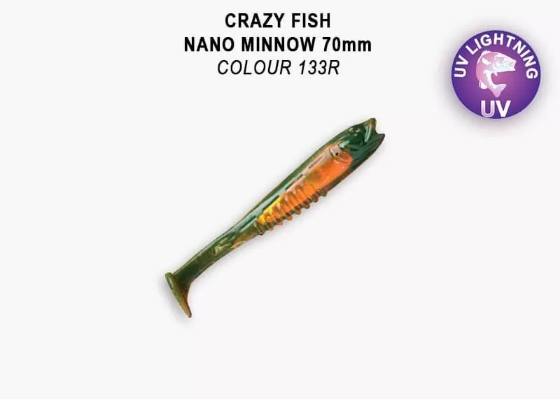 силиконовые приманки Nano minnow 2.8" 53-70-133R-7